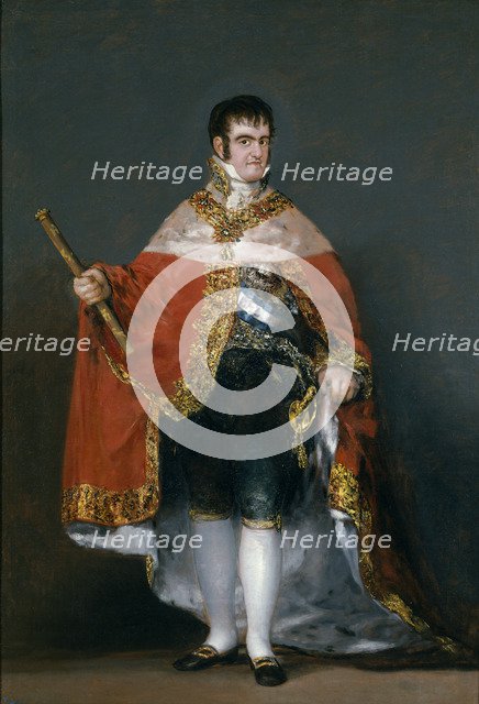 Portrait of King Ferdinand VII of Spain, 1815. Artist: Goya, Francisco, de (1746-1828)