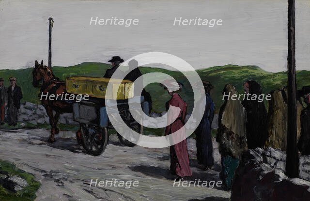 The Swinford Funeral, 1918. Creator: Jack B Yeats.