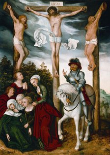 The Crucifixion. Creator: Cranach, Lucas, the Elder (1472-1553).
