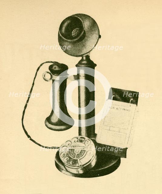 'An Automatic Telephone Receiver', c1930. Creator: Unknown.