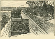'On the Walls of Berwick, Looking Across the Tweed', 1898. Creator: Unknown.