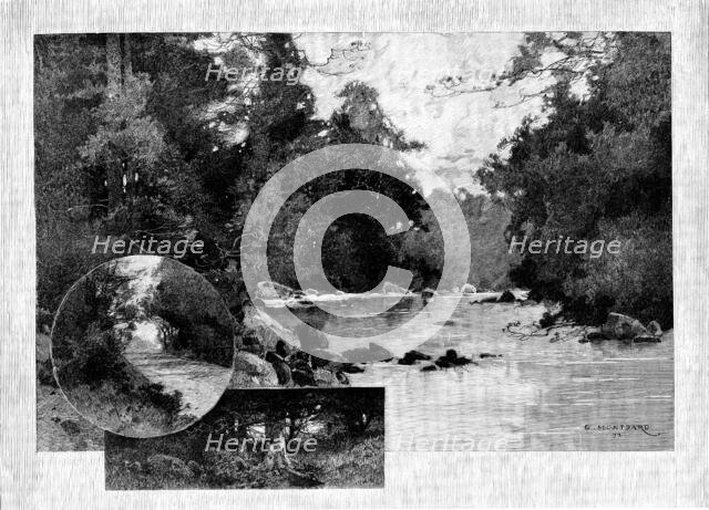 The Homes of Irish Landlords - No. I. Curraghmore: views in the park, 1895. Creator: Unknown.