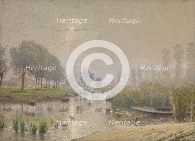 Duck Nests in the Reed, late 19th-early 20th century. Creator: Adriaan Joseph Heymans.