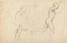 Studies of Men Running. Creator: William Etty.