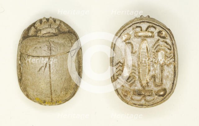 Scarab: Scorpion Motifs, Egypt, New Kingdom, Dynasties 18-19 (about 1550-1186 BCE). Creator: Unknown.