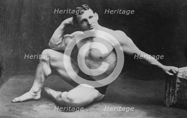 J. Lemm, heavy weight wrestler, between c1910 and c1915. Creator: Bain News Service.