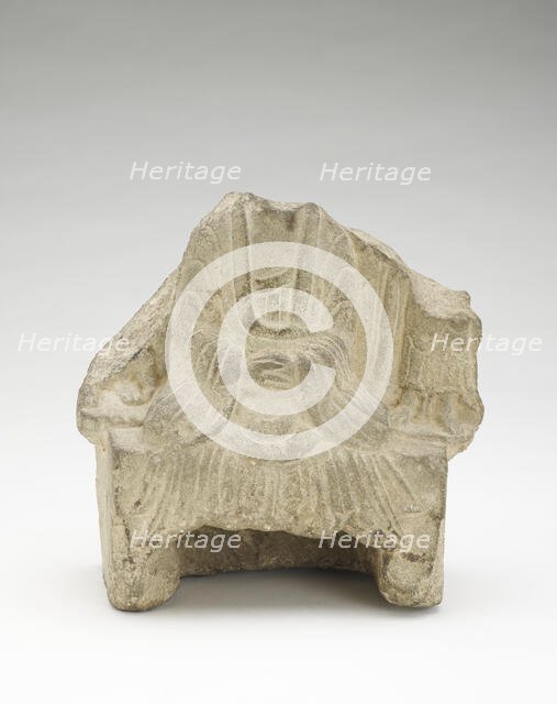 Seated Buddha (fragment), Period of Division, 534-555. Creator: Unknown.