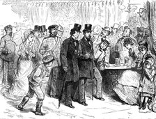 The late Lord Beaconsfield: Lord Beaconsfield at Berlin, 1878, (1881). Creator: Unknown.