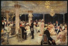 Armenonville, le soir du Grand-Prix, 1905. Creator: Henri Gervex.