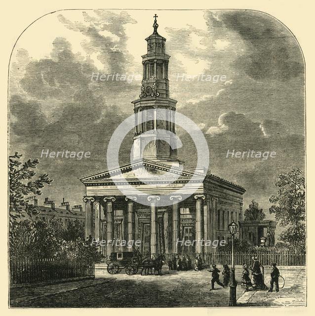 'New St. Pancras Church', c1876. Creator: Unknown.