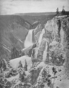 'Lower Falls of the Yellowstone, Wyoming', c1897. Creator: Unknown.
