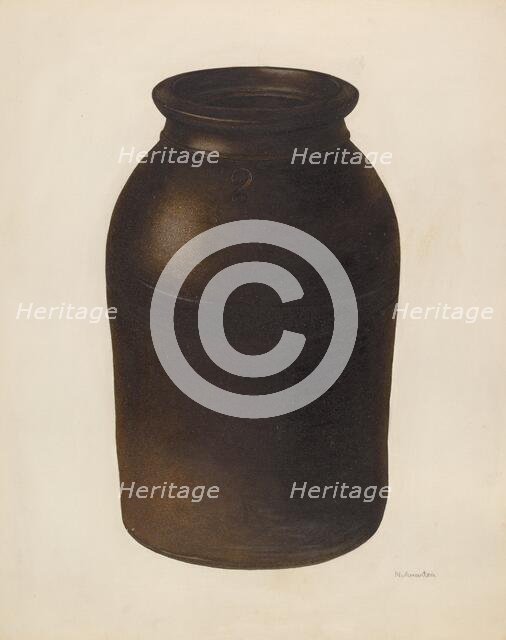 Jar, c. 1939. Creator: Nicholas Amantea.