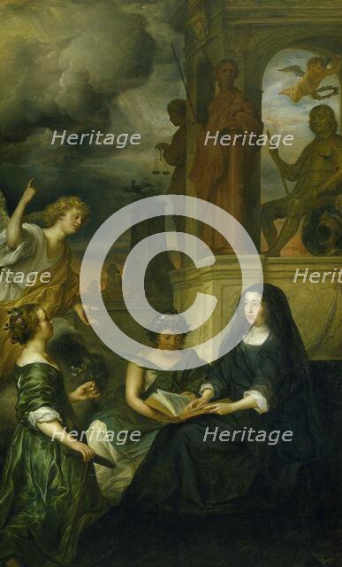 Allegory on the Memory of Frederik Hendrik (1584-1647), Prince of Orange, with the Portrait..., 1654 Creator: Govaert Flinck.