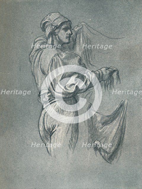 'Study for The Arts of Industry as Applied to War', c1870, (1897). Artist: Frederic Leighton.