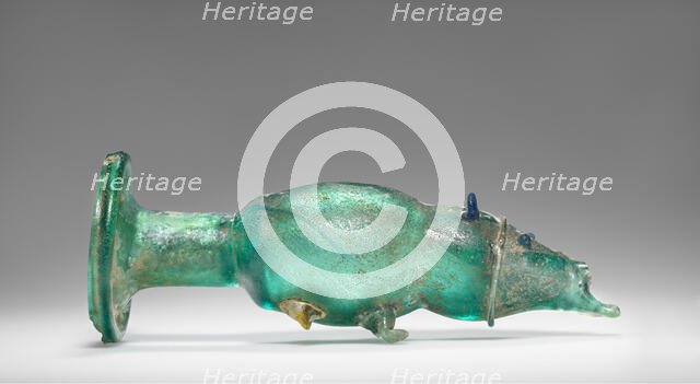 Hippopotamus Flask, 3rd-4th century A.D. Creator: Unknown.
