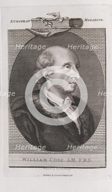 Portrait of William Coxe (1748-1828) , 1786. Creator: Holloway, Thomas (1748-1827).