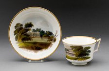 Cup and Saucer, Burslem, c. 1815. Creator: Wedgwood.