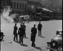 Police Clashing With Strikers, 1930s. Creator: British Pathe Ltd.