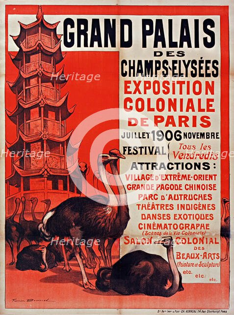 Paris colonial exhibition, 1906, 1906. Creator: Bouisset, Firmin (1859-1925).