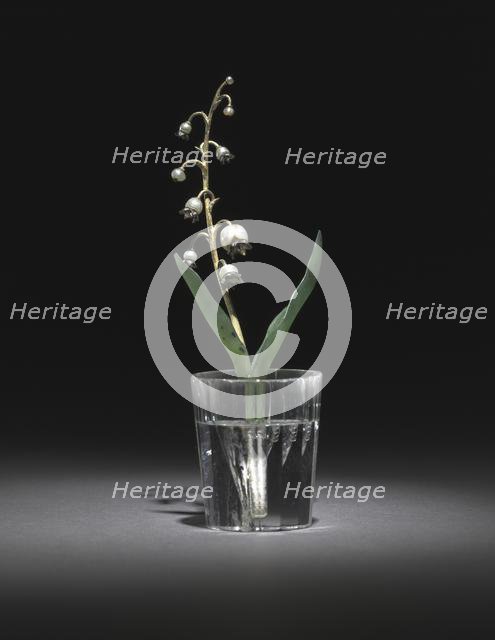 Lily of the Valley, late 1800s-early 1900s. Creator: House of Fabergé (Russian, 1842-1918).