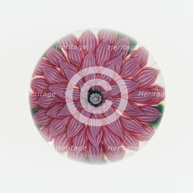 Paperweight, Saint-Louis, c. 1848-55. Creator: Saint-Louis Glassworks.