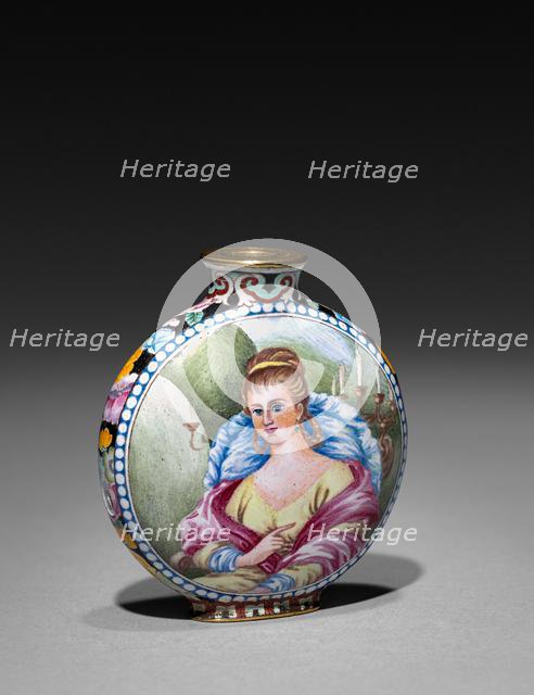 Snuff Bottle with Stopper, 1736-1795. Creator: Unknown.