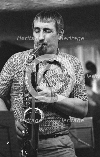 Peter King, Bass Clef, London, May 1985. Creator: Brian O'Connor.
