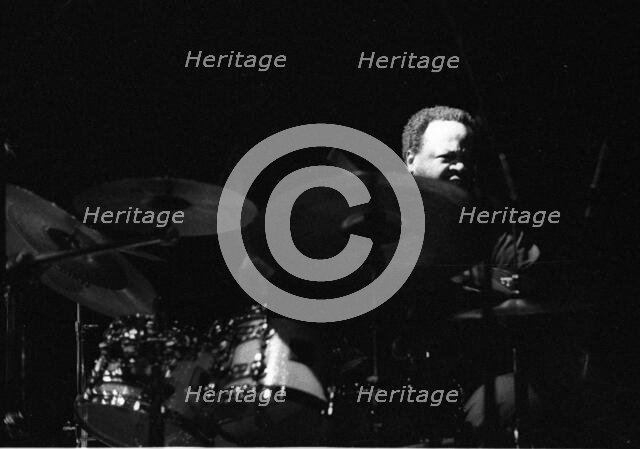 Jeff ‘Tain’ Watts, Ronnie Scott’s Jazz Club, London, Jan 2001. Creator: Brian O'Connor.