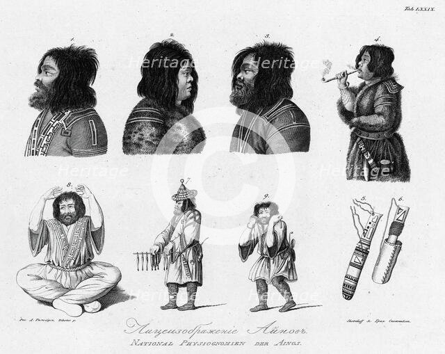 Ainu, 1813. Creator: Jegor Skotnikoff.