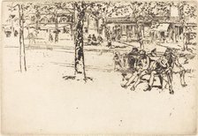 Le Boulevard Poissoniere, 1893. Creator: James Abbott McNeill Whistler.