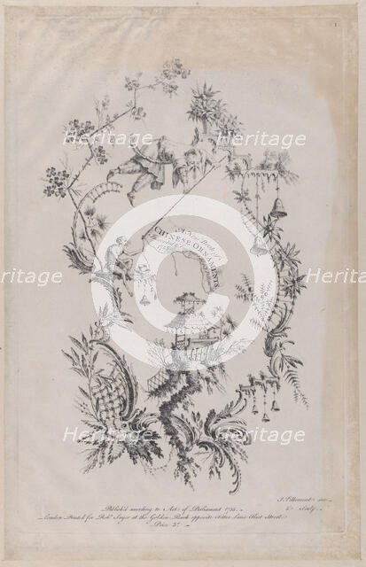 A New Book of Chinese Ornaments. Invented & Engraved by J. Pillement, 1755., Creator: Jean-Baptiste Pillement.