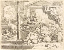 The Dream of Saint Joseph, 1653/1657. Creator: Sébastien Bourdon.