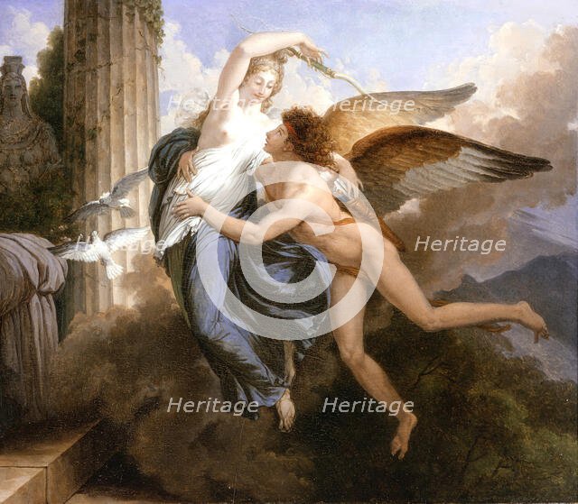 The Reunion of Cupid and Psyche, between c1789 and c1792. Creator: Jean-Pierre Saint-Ours.