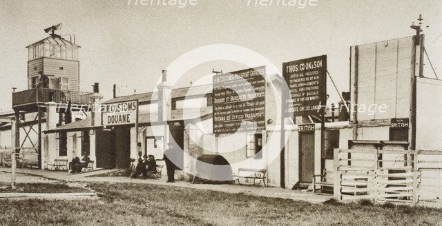 The Customs Office at London Airport, 1925. Artist: Unknown