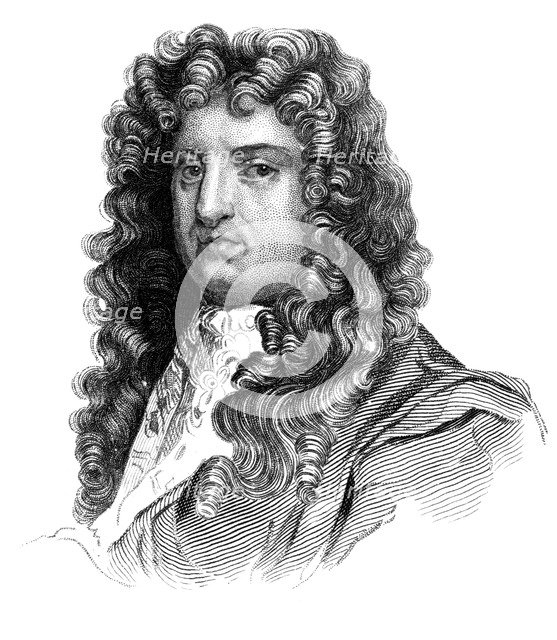 Samuel Butler, 17th century English poet and satirist, (c1850). Artist: Unknown