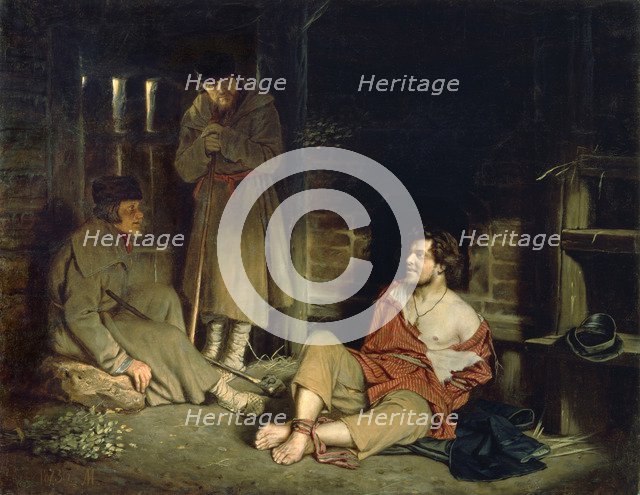 An Arrant Knave (Arrested person), 1873. Artist: Perov, Vasili Grigoryevich (1834-1882)