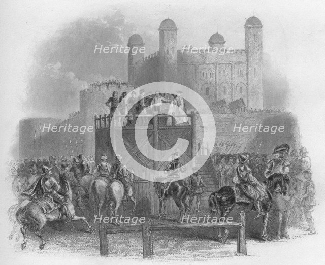 'The Execution of Dudley Earl of Leicester', 1859. Artist: Unknown.