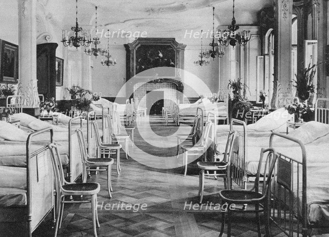 German hospital dormitory for soldiers, Frankfurt am Main, Germany, World War I, 1915. Artist: Unknown