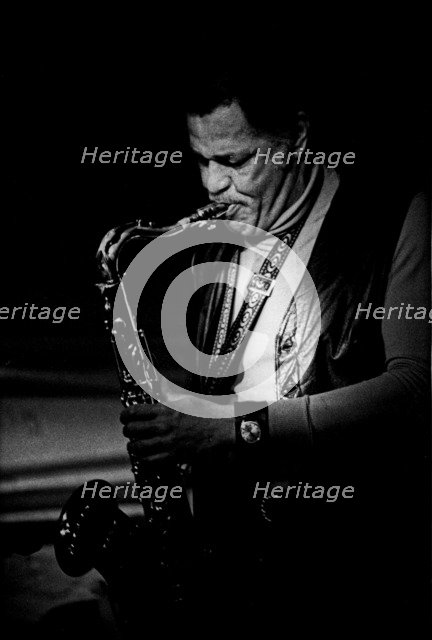 Dexter Gordon, Ronnie Scott's, Soho, London, 1977. Artist: Brian O'Connor.
