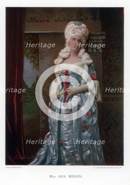 Ada Rehan, American actress, 1901.Artist: Mendelssohn