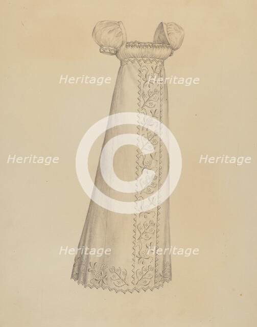 Dress, 1935/1942. Creator: Melita Hofmann.