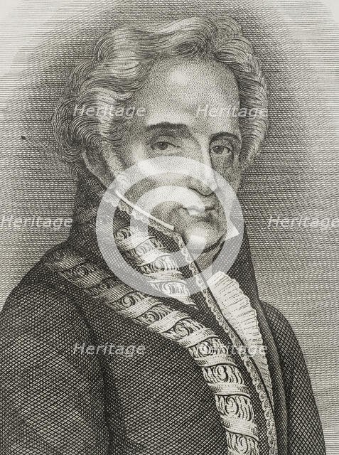José Aznárez Navarro, (1759-1837), Spanish politician, 1842.  Creator: Pedro Celestino Mare.