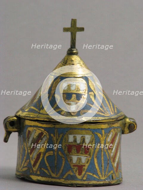 Pyx, French, ca. 1250-1300. Creator: Unknown.