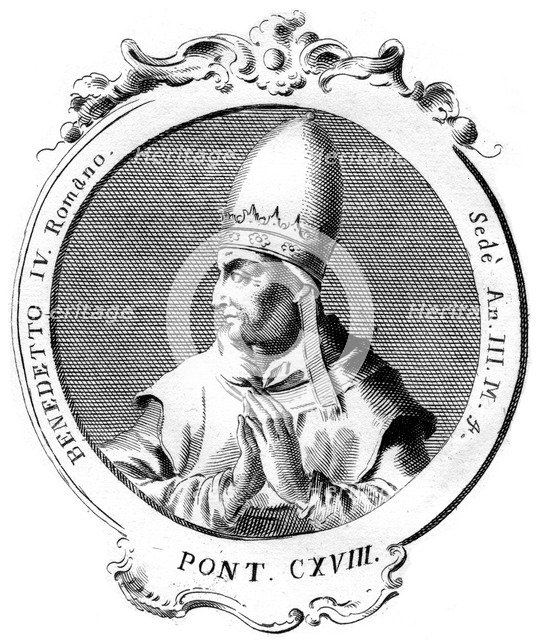 Benedict IV, Pope of the Catholic Church. Artist: Unknown