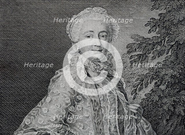 Portrait of Countess Maria Aurora de Lestocq (1720-1808).