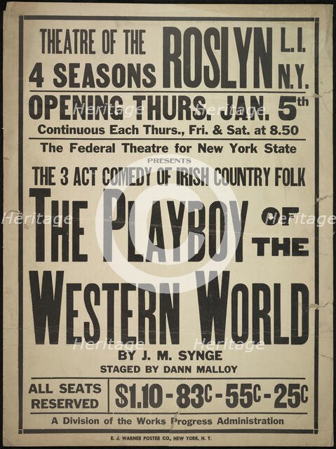 The Playboy of the Western World, Roslyn, NY, 1939. Creator: Unknown.