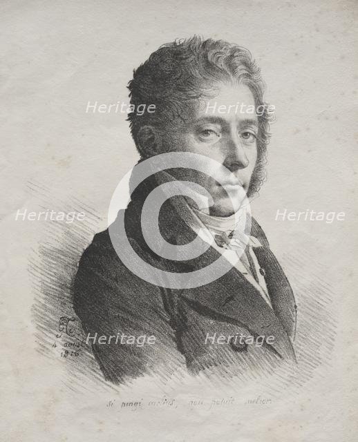 Receuil dessais lithographiques: Portrait of M. Coupin de La Couperie, 1816. Creator: Anne-Louis Girodet de Roucy-Trioson (French, 1767-1824).