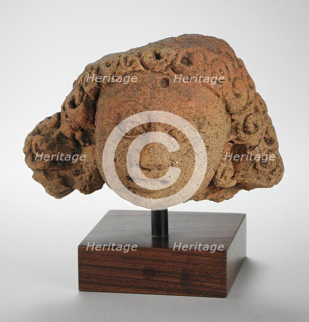 Head of a Gana, 8th-9th century. Creator: Unknown.