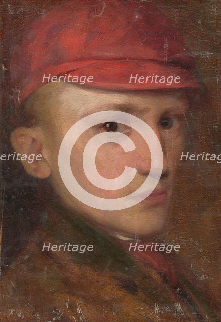 Study of a Boy, around 1890. Creator: Ludovit Pitthordt.