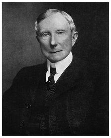 John D Rockefeller, American industrialist, late 19th century (1956). Artist: Unknown